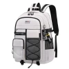 Wholesale of 2024 new cross-border trade boys' primary and junior high school students' schoolbags and high-capacity high school backpacks with reduced burden and spine support Item Picture
